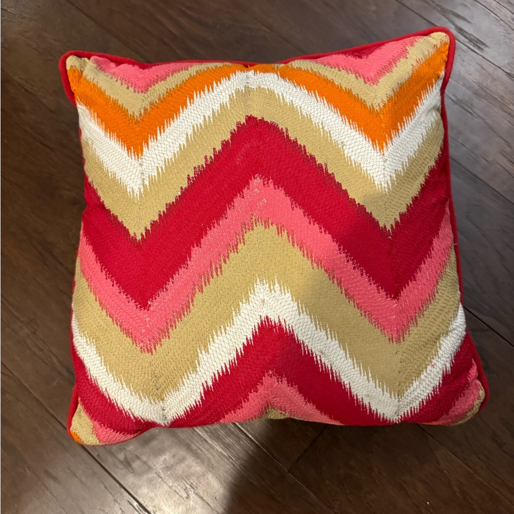 ♥️Jonathan Adler Happy Chic Chevron Pillow 💗